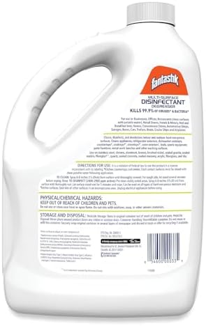 Fantastik Lemon Power Antibacterial Cleaner 128 Fl Ounce