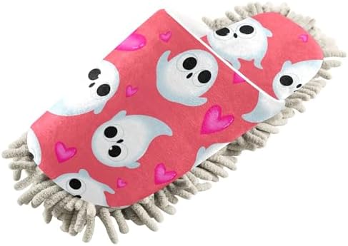 Burbuja Cartoon Ghosts Mop Slippers 3cm Microfiber 5-8 US Size