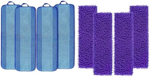 KEEPOW Microfiber Mop Pads 18 Inch 44 Pack