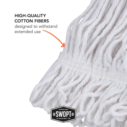SWOPT Cotton Mop Head - Machine Washable Interchangeable