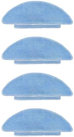Microfiber Mop Cloths for ZACO A10 Pro Robot Vacuum 4 Pack Replacement