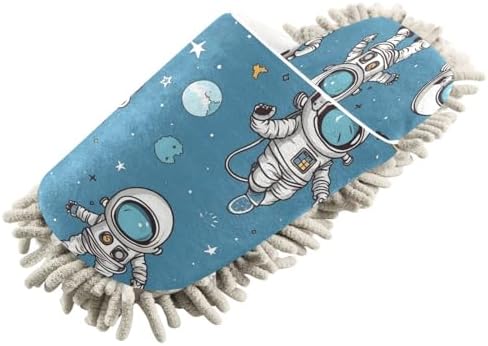 Zhirexin Cartoon Astronaut Mop Slippers
