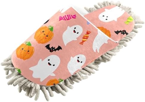 Burbuja Pumpkins Boo Mop Slippers - Charming Design Efficient Cleaning
