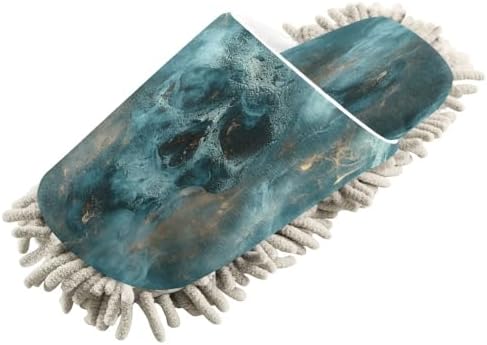 Zhirexin Green Misty Skeleton Cleaning Slippers 1