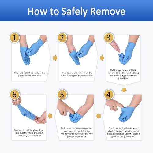 Schneider Nitrile Exam Gloves 4 Mil Powder-Free Latex-Free Blue