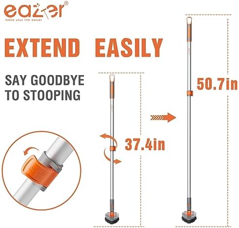 Eazer 4-in-1 Long-Handled Tub Scrubber