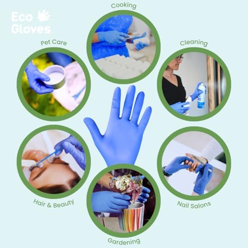 Eco Gloves Biodegradable Powder Free Latex Free Cleaning Gloves