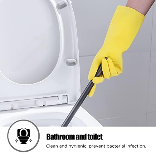IUCGE Reusable Rubber Dishwashing Gloves 2 or 4 Pairs