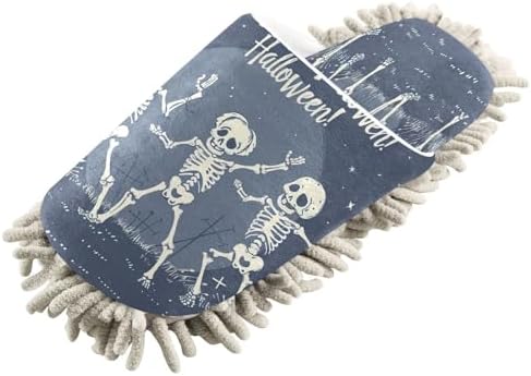Zhirexin Halloween Skeleton Cleaning Slippers 1