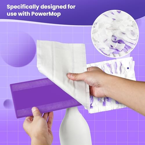 25 Pack Power Mop Pad Refills for Swiffer PowerMop