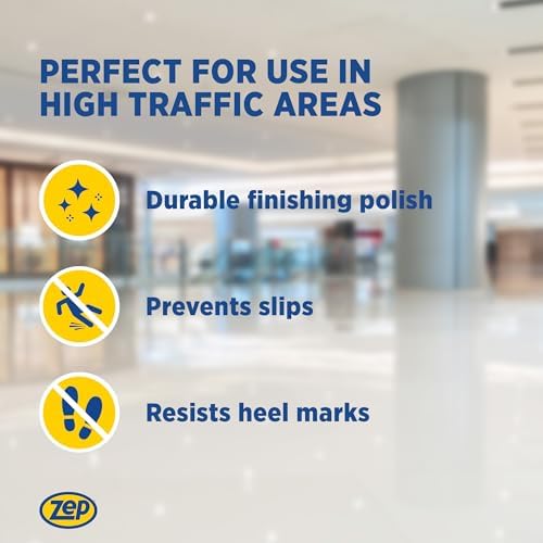 Zep High Traffic Floor Polish 5 Gal Pail
