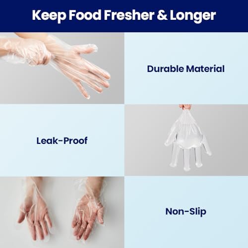 Cleanwrap Disposable Gloves - LDPE BPA Free 6 Length