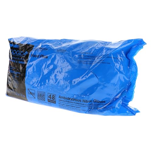 PIP Grippaz Food Plus 8 Mil Nitrile Gloves 48-Pack