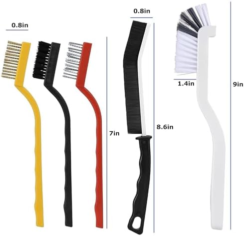 Lazzineer 12Pcs Cleaning Brush Set