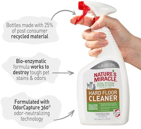 Natures Miracle Hard Floor Cleaner 24 Ounces
