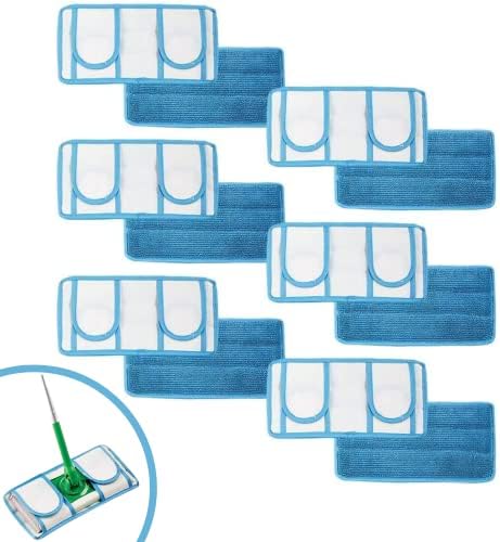 Old Home Kitchen Microfiber Dry Mop Pads 6 Pack