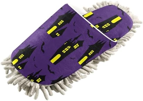 Burbuja Spooky Haunted Houses Mop Slippers 5-8