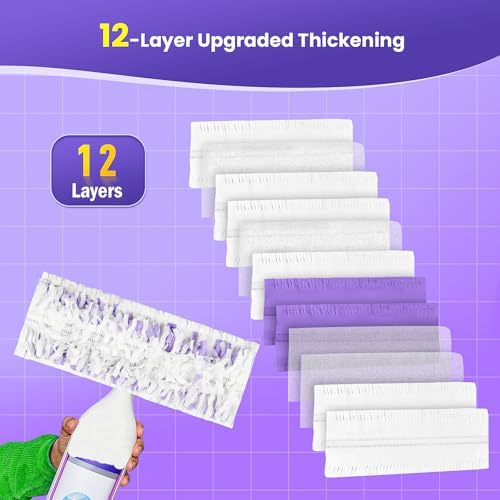 25 Pack Power Mop Pad Refills for Swiffer PowerMop