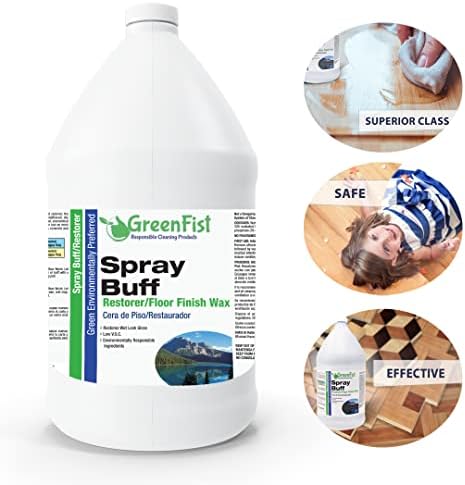 GreenFist Spray Buff Floor Finish Wax Polisher 1 Gallon