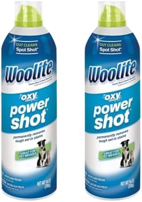Woolite Oxy Deep Power Shot Fresh Scent Carpet Cleaner 14 oz