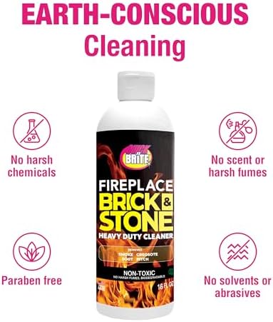 Quick N Brite Fireplace Gel Cleaner 16 oz