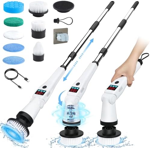 Hdyfix Electric Spin Scrubber with 3 Speeds