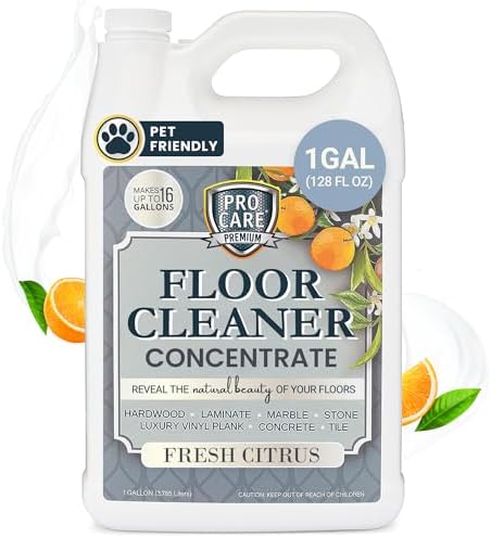 ProCare Citrus Floor Cleaner 1 Gallon Made in USA