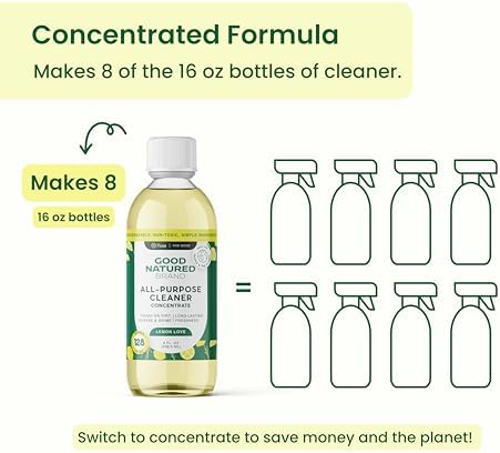 Good Natured Brand All-Purpose Cleaner Concentrate 8oz 1