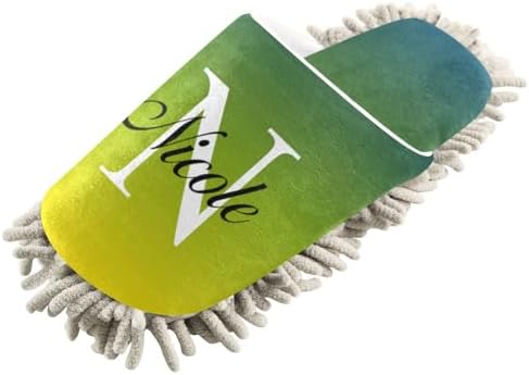Custom Mop Slippers for Floor Cleaning with Soft Chenille Soles