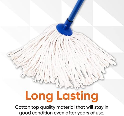 Superio Cotton Mop Head Refill - 10 Inch Strings