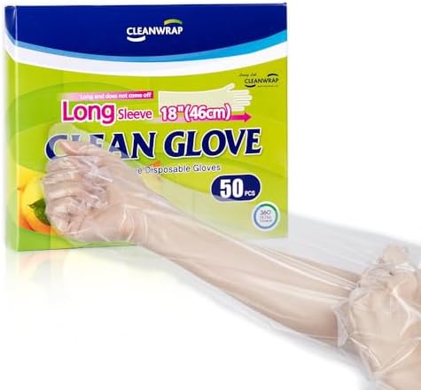 Cleanwrap Disposable Gloves - LDPE BPA Free 6 Length