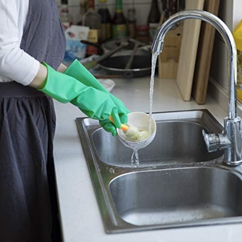 GAYISIC Reusable Latex-Free Kitchen Cleaning Gloves 2 Pairs