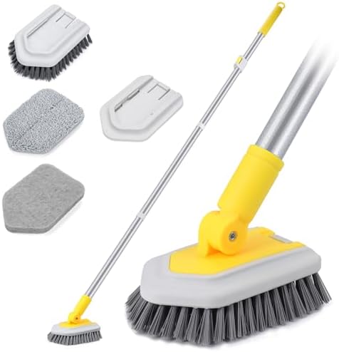 Lalafancy 3 in 1 Shower Cleaning Brush with Locking Head