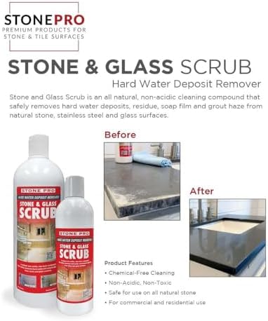 Stone Pro Stone Glass Scrub - Hard Water Stain Remover
