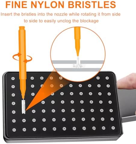 20 Pcs Shower Nozzle Cleaning Brush Tool
