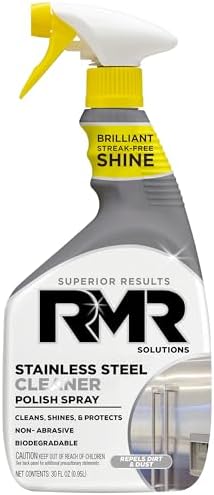 RMR Stainless Steel Cleaner and Polish - 30-Ounce Heavy-Duty Formula