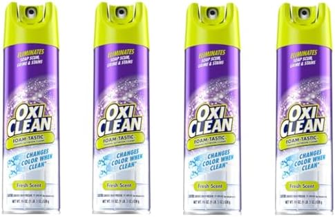 OxiClean Foam-Tastic Bathroom Cleaner Fresh Scent 4 Pack