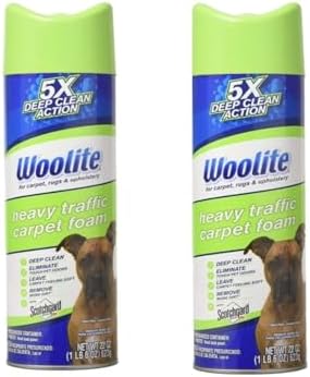 Woolite One Step Foam Carpet Cleaner 22 oz 2 pk