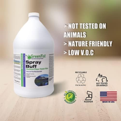 GreenFist Spray Buff Floor Finish Wax Polisher 1 Gallon