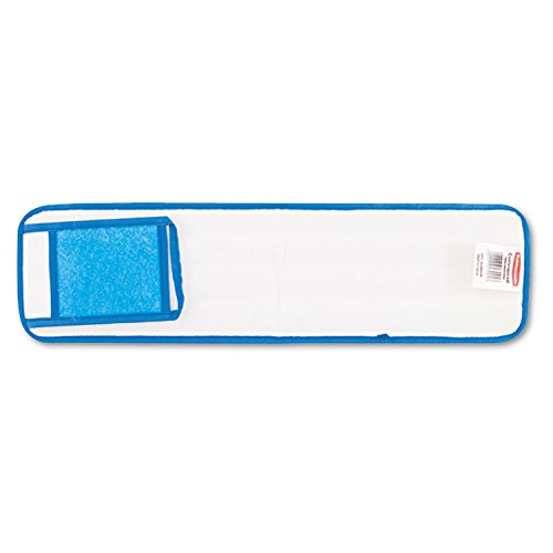 Rubbermaid Commercial Q411 BLU Microfiber Dust Mop Pads Pack of 12