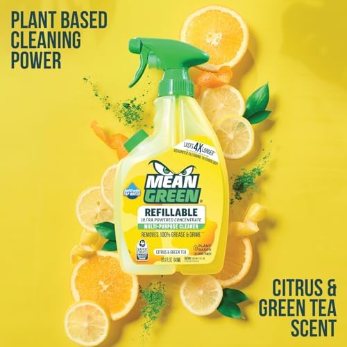 Mean Green Refillable Multi Purpose Cleaner Citrus Green Tea 143 fl oz