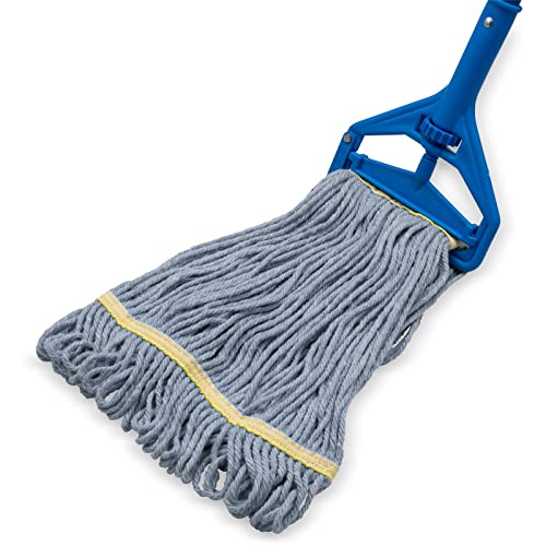 SPARTA Flo-Pac Cotton Mop Head - Narrow Loop Ended with 1 Yellow Band