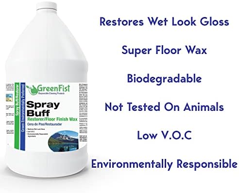 GreenFist Spray Buff Floor Finish Wax Polisher 1 Gallon