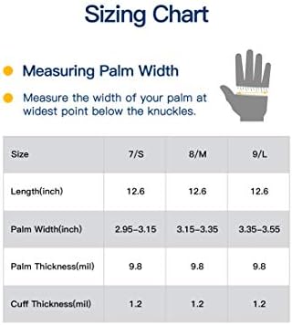 LANON 3 Pairs Skin-Friendly Cleaning Gloves Non-Slip Reusable Brilliant White Medium