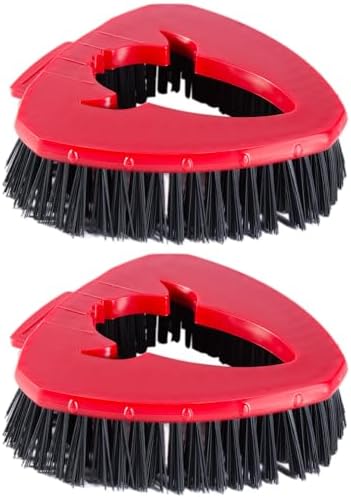 FunCee 2 Pack Scrub Brush Heads for O Cedar EasyWring Spin Mop