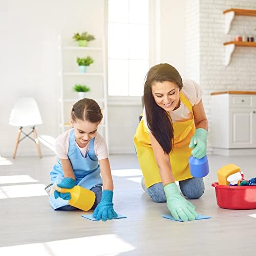 Potchen 6 Pcs Microfiber Cleaning Gloves and Mitt 1