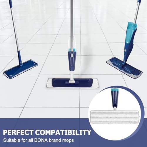 AmaVins 3 Pack Microfiber Mop Pads for Bona 18 Inch Mop