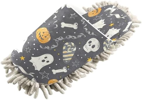 Zhirexin Halloween Cute Spectre Skull Cleaning Slippers