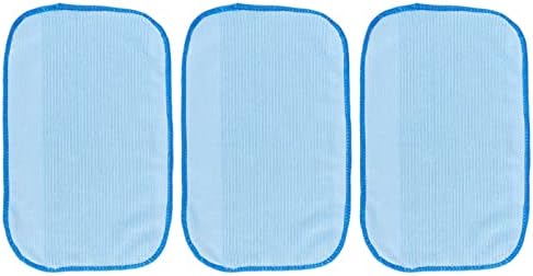 Sonew Wet Fiber Mopping Cloths 3pcs Reusable Replacement Heads 1