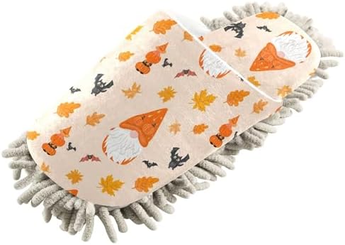 Burbuja Gnomes Halloween Mop Slippers for Home Kitchen Cleaning